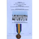 WWI casualty victory medal awarded to 23331 Rifleman Harry Atkinson 2nd Bn. 3rd New Zealand Rifle