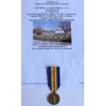 WWI casualty victory medal awarded to 1649 Pte. Raymond Stanley Ellis, 4th Battalion Australian