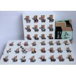 Collection of 36 PenDelfin Wigs the Butler figures, still factory boxed