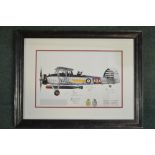 Squadron Prints framed print depicting Royal Naval Historic Flight Swordfish II, W5856, 810 NAS (
