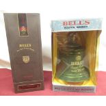 Bell's 20 Years Old Royal Reserve Scotch Whisky, 75cl 43GL in Wade blue decanter and carton, Bell'