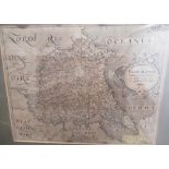 Saxton (Christopher) and Hole (William), Eboracensis East Riding, circa 1607/10, engraved map,