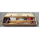 Townsend Ltd. Standard croquet set incl. mallets, balls, hoops and