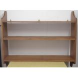 Alan Grainger Acorn Industries of Brandsby - book shelf with three rectangular tiers on shaped