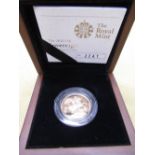 Royal Mint 2010 UK Sovereign Gold Proof Coin, encapsulated, cased and boxed with cert. No.2241