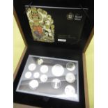 Royal Mint 2009 UK Executive 12-coin Proof Set, with Kew Gardens 50p, cased with cert. No.1585