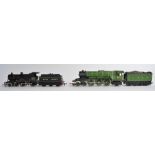 An Airfix OO gauge 4-4-0 4F Fowler in BR black livery, excellent condition with box (no