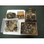 Large collection of Tree Agate, Chrysocolla and other assorted minerals(approx over 100)