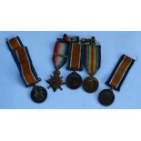 WWI trio awarded to 586 AC Pte. later acting Sergeant Man, 32076 British war medal awarded to Pte.