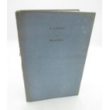 Eliot(T.S.) Marina,With drawings by E McKnight Kauffer,Faber & Faber, signed limited edition, one of