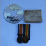 Pair of WWI medals incl. British war medal 1914-1918, Victory medal with original box awarded to