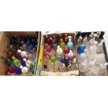 Collection of glass bells inc. Fenton glass bells for Lions Clubs from the USA (3 boxes)
