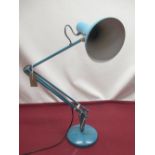 Angle poise Lighting Ltd. Redditch England, Herbert Terry inspired angle poised lamp, in painted