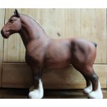 Large Beswick figure, CH. Burnham Beauty Shire mare in matte finish, H27cm