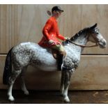 Beswick model of standing Huntsman style no. 2, in rocking horse grey colourway, model no. 1501