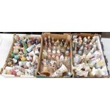 Collection of ceramic and china bells inc. christmas decorations, figures of ladies, Native