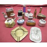 Beney Ltd, The Beney ash tray "Strikalite" model 77A, chrome plated table lighter/ash tray,