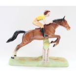 Beswick model of girl on jumping horse, model no. 939