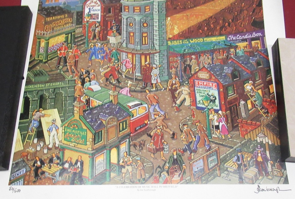 After Joe Scarborough (British, b.1938); 'A Celebration of Music Hall in Sheffield', limited edition - Image 3 of 6