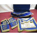 Of Masonic interest - Yorkshire West Riding Toye Kenning & Spencer Ltd, craft apron, two pairs of