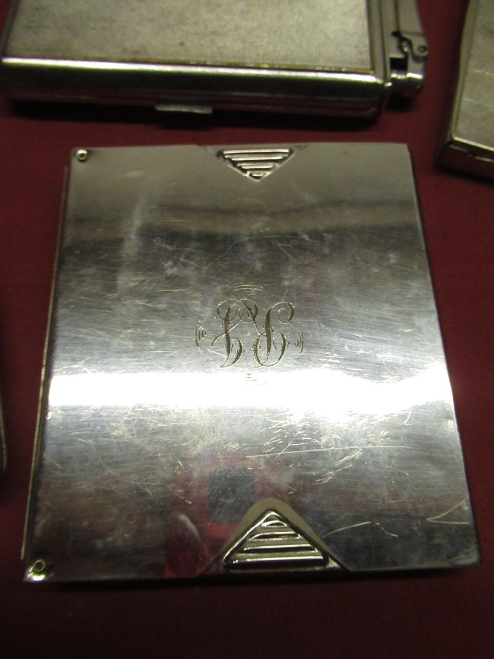 Collection of 1920's and later EPNS, silver and chrome plated cigarette cases, some souvenir, some - Image 2 of 5