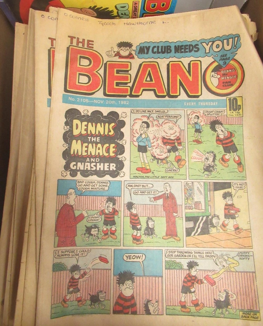 Approx 120 C1980s Beano Comics 15 Beano Comic Library 1981 -1998 (qty)