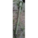 Large cast iron street lamp stand (no top) approx. H330cm