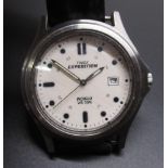 Timex Expedition Indigo WR50m quartz wristwatch with date, Ginza LCD alarm wristwatch, five other