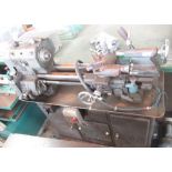 Boxford lathe, with extra motor and box, with three phase system