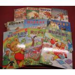 1971 Rupert - The Daily Express annual, eight other Rupert Bear annuals and a Bears Life Rupert (10)