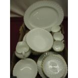 Wedgwood Chelsea Gold forty six piece dinner and tea service with six covers