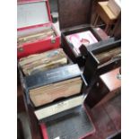 Large collection of 78rpm records, various genre, (7 cases)