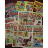 Collection of 1980's /1990's Beano comics and annuals (2 boxes)