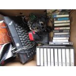 Sinclair ZX Spectrum console and a quantity of games including Frankie, The Incredible Hulk, Spy