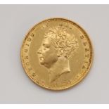 Geo.IV 1830 gold sovereign, 8.0g.