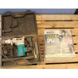 Rotary hammer drill with bits, boxed as new Ronseal power sprayer (2)