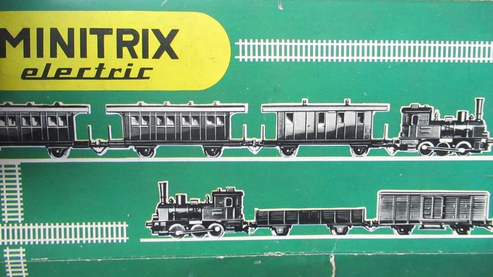 Boxed Minitrix 2202 Electric train set, boxed Tri-ang T1 TT gauge Electric Train Set with Merchant - Bild 3 aus 3