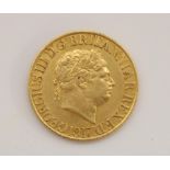 Geo.III 1817 gold sovereign, 8.1g.