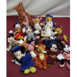 Walt Disney World Beanies - Mickey Mouse, Pluto H18cm, Winnie the Pooh, Tigger, etc