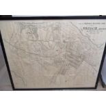 Plan of freehold building land at Ravenscar, Yorkshire, estate plan April 1918, scale 25" = 1