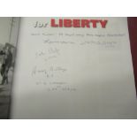 The Battle for Liberty Normandy 1944, multi signed by Lewis Trinder PO Royal Navy HMS Magpie,
