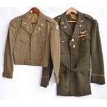 2 US Army Air Forces jackets with insignia. (2)