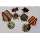Set of four Russian medals (4)