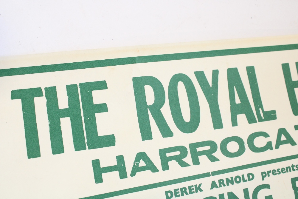 Beatles Poster for the Royal Hall in Harrogate, Friday 8th of March 1963. Green lettering on paper - Image 2 of 10