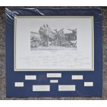 A previously undisplayed unframed limited edition pencil drawn print (25/25) by Richard Taylor (