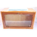 Small display cabinet with glass shelves, W65cm x H46cm