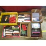 Large collection of mixed books in 6 boxes