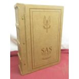 SAS War Diary 1941-45, Services Edition, Limited Edition no.609 of 1000, hand crafted tooled leather
