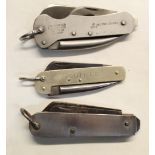 Military utility knife by J H Thompson of Sheffield, dated 1952 with military crows foot, with