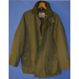 "Country Life In Ryedale" quilted tweed jacket, size large. Excellent little used condition.